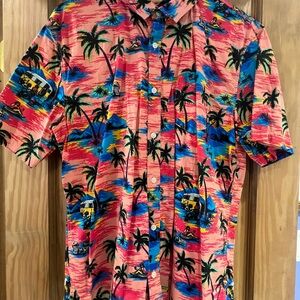 Vans Tropical Sunset Button Down Shirt